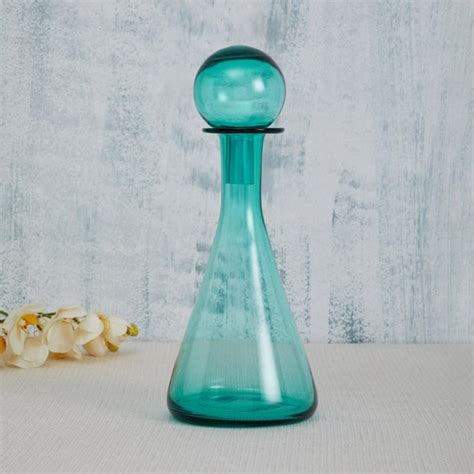 Buy Splendid Stanza Solid Round Glass Bottle With Knob from Home Centre ...