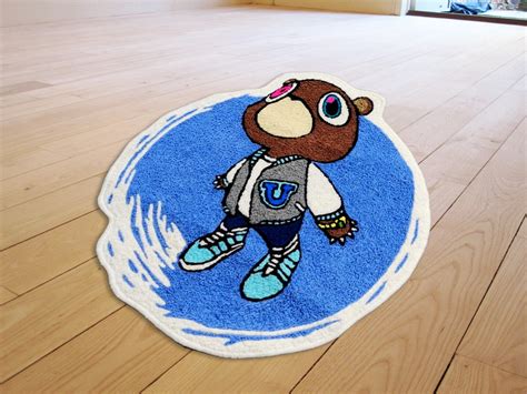 New Kanye West Takashi Murakami Graduation Bear Sneakerhead Carpet ...