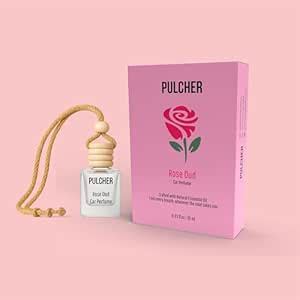 PULCHER Hanging Car Perfume Pod | Natural Essential Oil Car Freshener ...