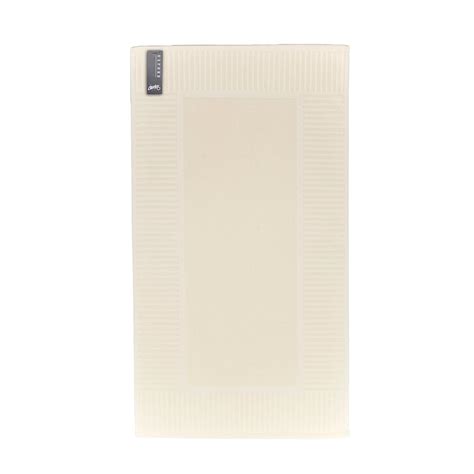 Chortex Oxford Ribbed 100% Turkish Cotton, Bath Mat-Pack of 1, Almond ...