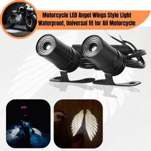 ENEMYT SR6 GOOD QUALITY LED ANGEL WINGS LIGHT FOR ALL BIKES Side Marker ...