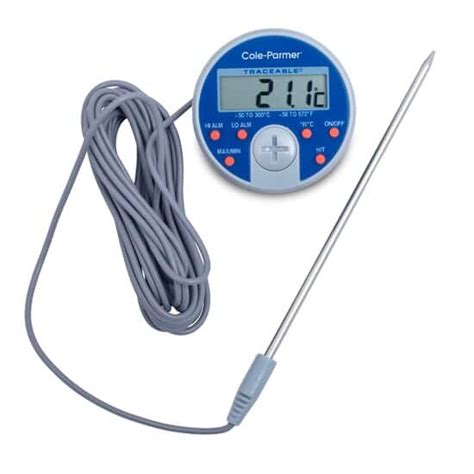 Traceable® Deluxe Remote-Probe Digital Thermometer with Calibration ...