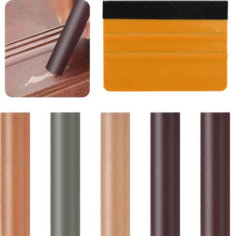5 Pcs Wax Filler Sticks Kit for Wood Repair Laminate Worktop Repair ...