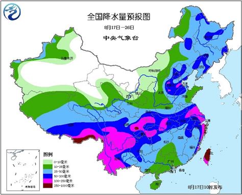 2015年8月17日中央气象台未来十天中央天气预报_影视娱乐网