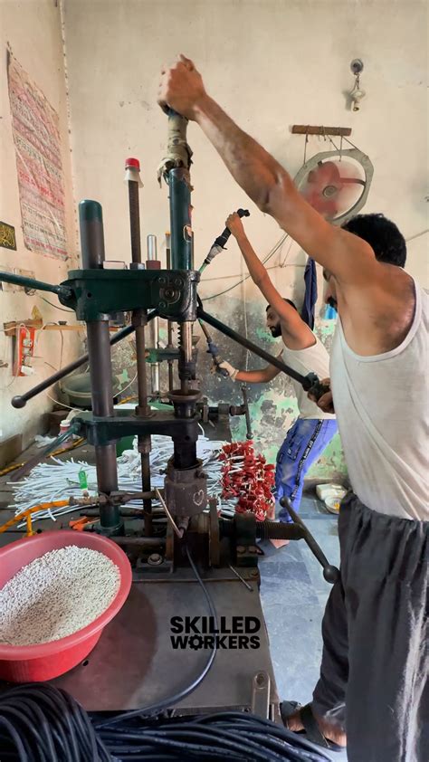 Skilled Workers | Inside the Wire Plug Molding Process! #wire #plugs # ...