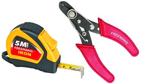 FREEMANS WS05+IK519 Wire Stripper and Ikon 5m:19mm Measuring Tape ...