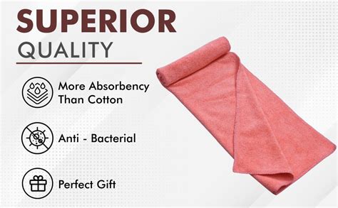 Yellow Weaves Super Soft Microfiber Hand Towels, Gym & Workout Towels ...