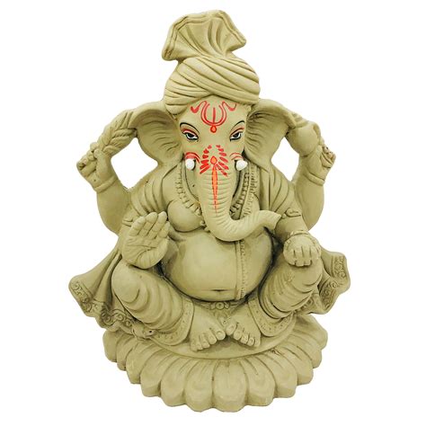 Buy SHOPMEFAST 14 Inches. Eco Friendly Biodegradable Ganesha Idol ...