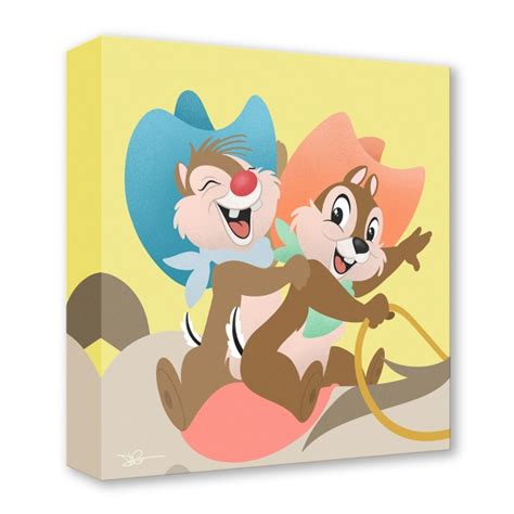 Chip 'n Dale ''Ranch Rascal Roundup'' Gallery Wrapped Canvas by Dom ...