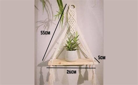 RAKANO Macrame Beautiful Geometric Cotton Woven Wall Hanging : Amazon ...