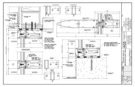 Curtain wall Vertical details- Product- Kawneer 1600-Wesley Chapel Fl ...
