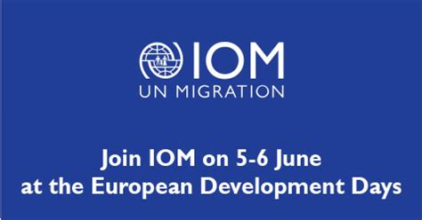 IOM at the EDD 2018 | IOM Global Office Brussels