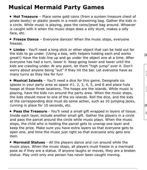 Games 2 | Mermaid party games, Ocean party, Mermaid party