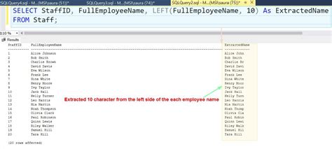 Image result for SQL Left Function Examples