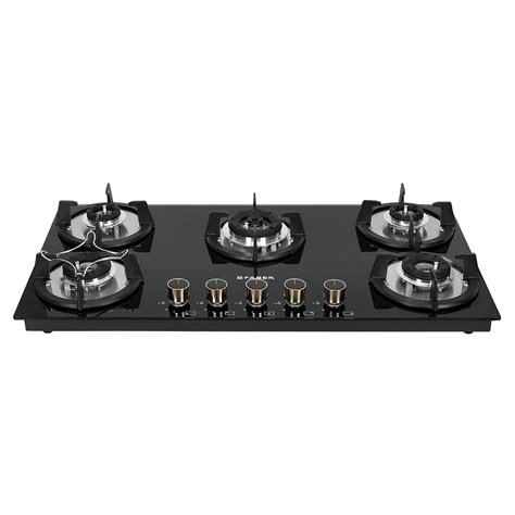 Faber Hob 5 Burner | Auto-Ignition | Spillage Proof | HOB SUPERIA HT905 ...