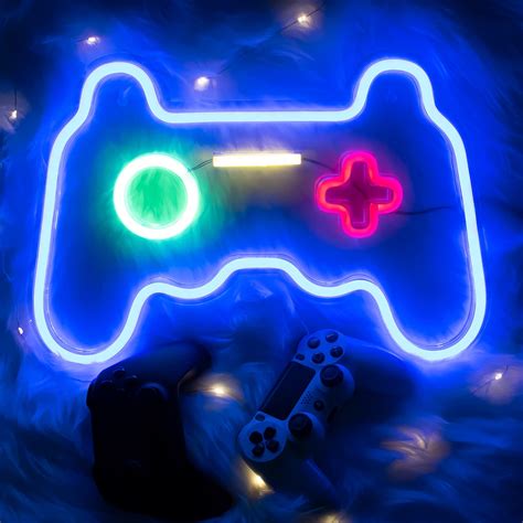 Neon Signs for Bedroom Wall Decor, Gaming Neon Lights for Game Room ...