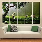 KYARA ARTS Multiple Frames, Beautiful Deers Nature Wall Painting for ...