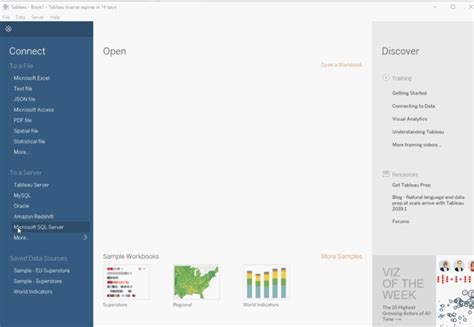 Step by Step Link Tableau to SQL Assistant Query 的图像结果