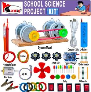 KLVXKEN DC Motor Made Electricity Generating Machine & Other Experiment ...