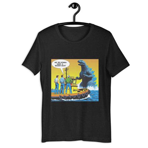 Godzilla Jaws Tee Shirt - Etsy
