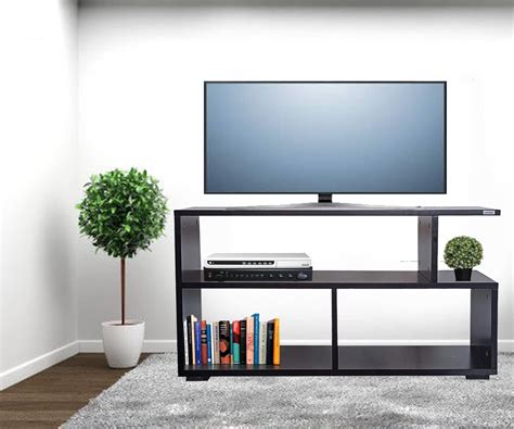 AAROORA Gaya-H3 Engineered Wood TV Table Entertainment Unit Display ...