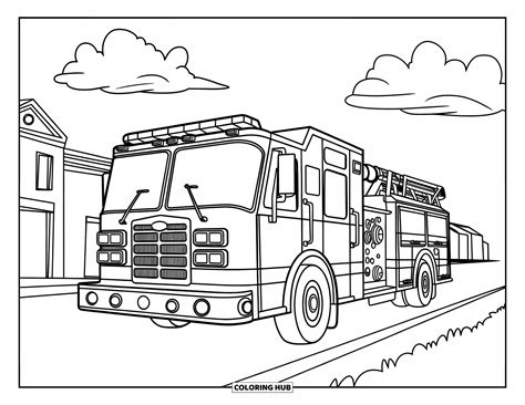 75+ Fire Truck Coloring Pages for Kids & Adults (Free Printable PDFs)