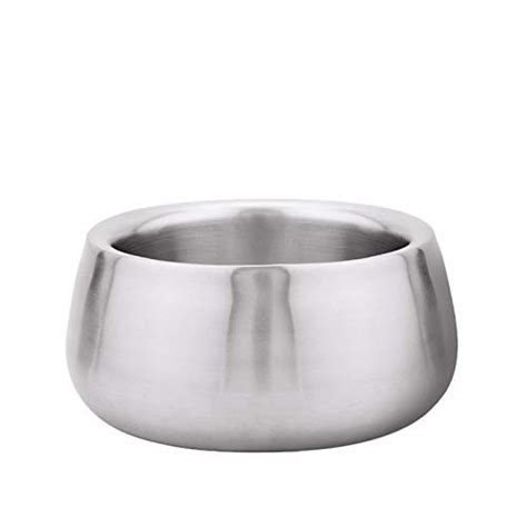 Buy Ellementry Matt Silver Metal Nut Bowl, 12.75 cm x 12.75 cm x 5.75 ...