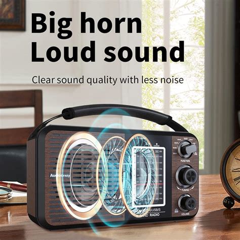 Buy Shortwave Radio AM/FM/SW1-6 Radio Transistor Radio AC or Battery ...