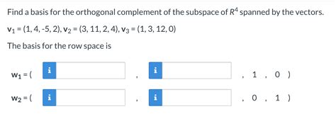Image result for Orthogonal Complement of a Subspace