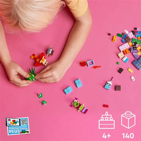 Buy Hamleys Lego Classic Creative Monsters 11017 Building Kit With 5 ...