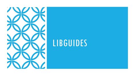 Image result for LibGuide Project