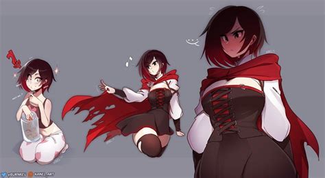 Ruby Rose: Bundle of Bravery & Joy (BurnRev) | Rwby anime, Rwby ...