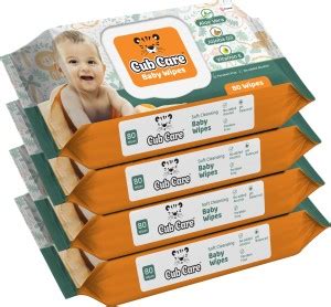 Cub Care Baby Wipes - Aloe Vera, Jojoba Oil, Vitamin E, Paraben Free ...