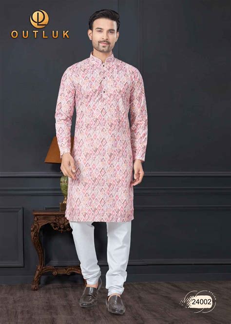 Outluk Wedding Collection Vol 24 Kurta With Pajama Mens Wear