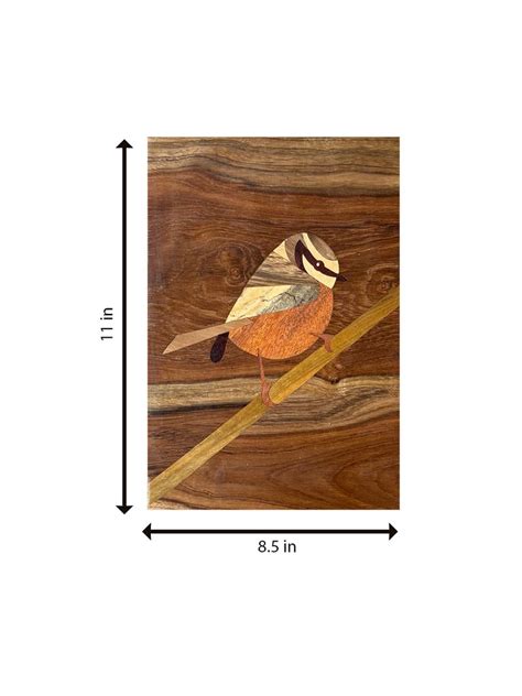 Buy Sparrow in Mysore Rosewood Inlay Online