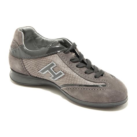 5244G sneaker bimba colore piombo catrame HOGAN JUNIOR olympia mod ...