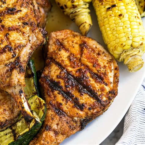 Juicy Grilled Pork Chops - Skinnytaste
