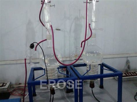 Apparatus Distillation Double Capacity 10 Ltr per hour EROSE : Amazon ...
