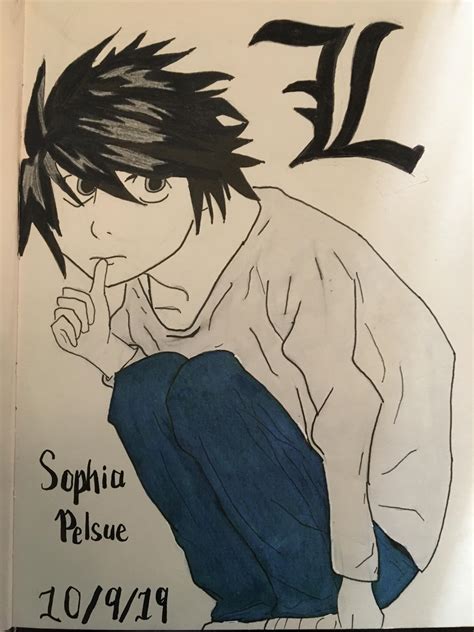 L Fan Art! : deathnote