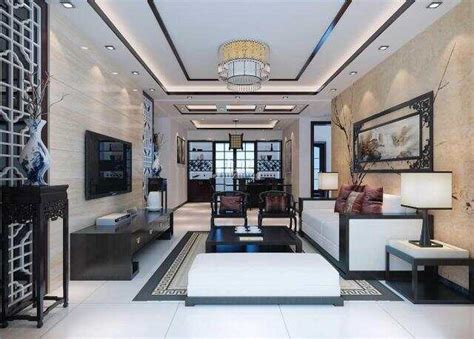 中式风格三居室110平米14万_军博水科院装修案例-北京房天下家居装修网