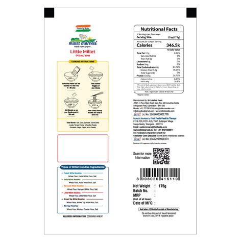 Millet Marvels Little Millet Noodles, 175 gm Price, Uses, Side Effects ...