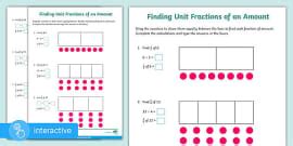 👉 Supports Y4 White Rose Maths Shading Fractions (Y3 Revision)