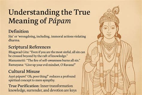 Understanding the True Meaning of Pāpam: A Journey from Misuse