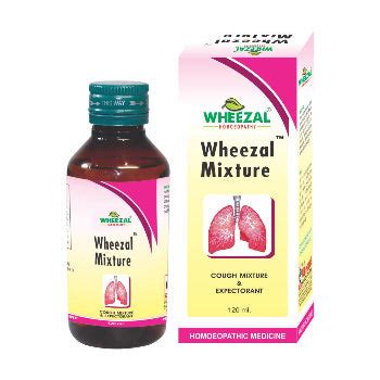 Wheezal Mixture Syrup – Homeopathic Remedy for Cough, Wheezing & Chest ...