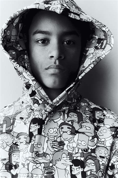 Printed hoodie - Yellow/The Simpsons - Kids | H&M IN