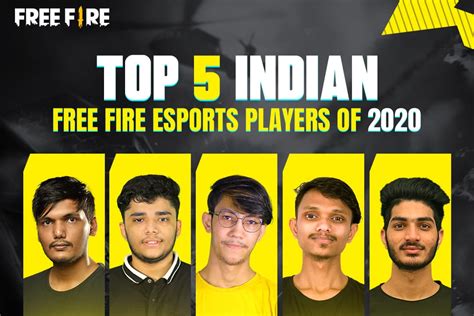 Top 5 Indian Free Fire Players Of 2020