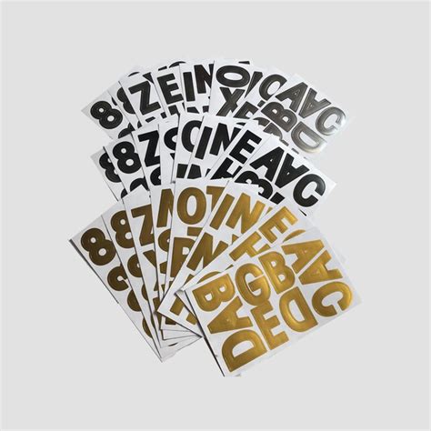 Custom Letter Stickers | Premium Custom Stickers