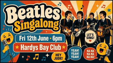 Beatles Singalong with Aubrey & Purton Band , 14 Heath Road, Hardys Bay ...