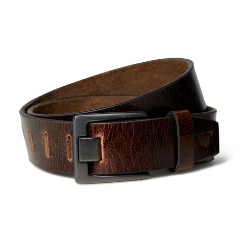 Pinecrest Dark Brown Leather Belt — MaheTri