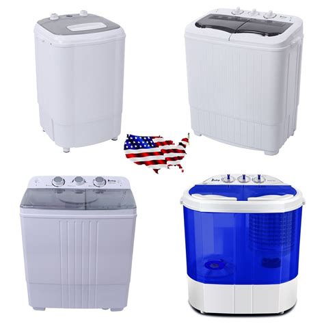 Buy Goorabbit Washer Spin Dryer,Portable Mini Semi-Automatic Compact ...